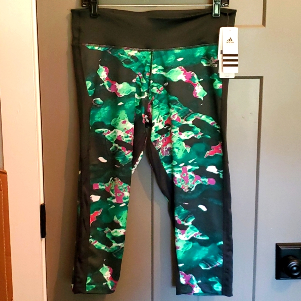 NEW ADIDAS leggings sz L NEW WITH TAGS